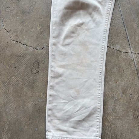 levis 911B"bigE"ホワイトピケパンツ w32