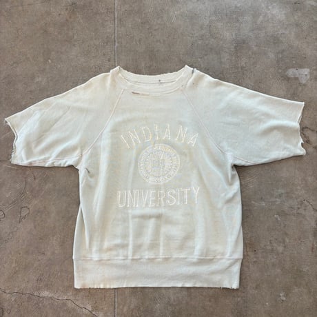 60s- vintage カットオフ フェイド 半袖 スウェット