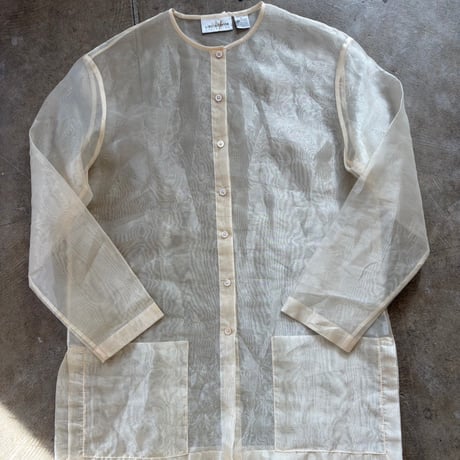 Liz Claiborne シースルー 2ポケット ジャケット