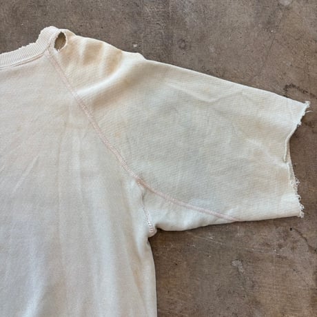 60s- vintage カットオフ フェイド 半袖 スウェット