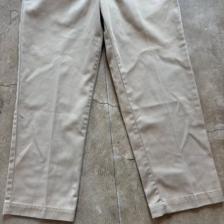 80's Dickies 874 USA製 ベージュ ワークパンツ