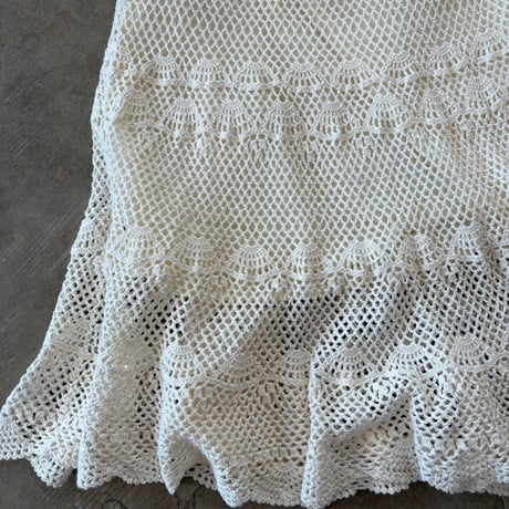 Soft surroundings  コットン 鍵網 デザイン スカート