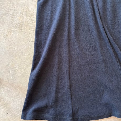 90s ITALY製 J.CREW コットン ニット ヘンリーネック ワンピース