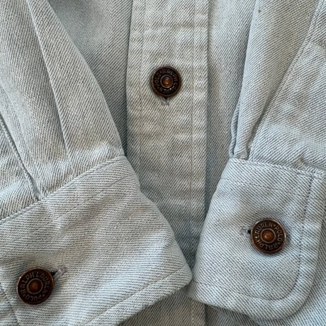 90s Ralph Lauren スタッドボタン デニム 長袖 シャツ