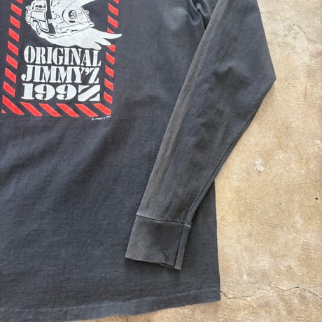 90s USA製 JIMMY'S モックネック ロンTEE