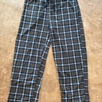 00s ライトフリース チェック パジャマ パンツ