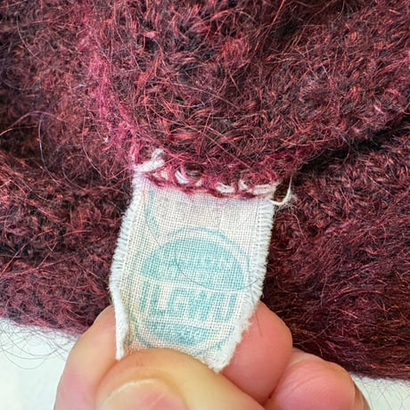50s-vintage usa made モヘア グランジ カーディガン