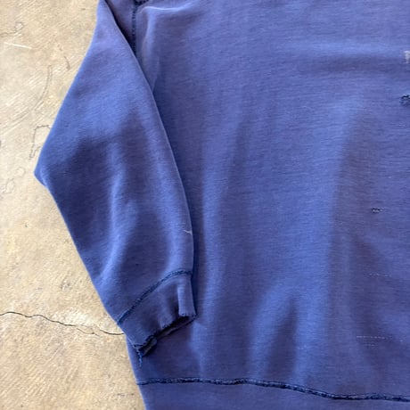 60s RUSSELL vintage 前V ナス紺 フェイド スウェット