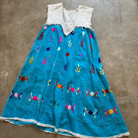 Vingate メキシカン 刺繍 ワンピース