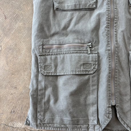90s L.L BEAN チェック キルティング サファリ ハンティング ベスト