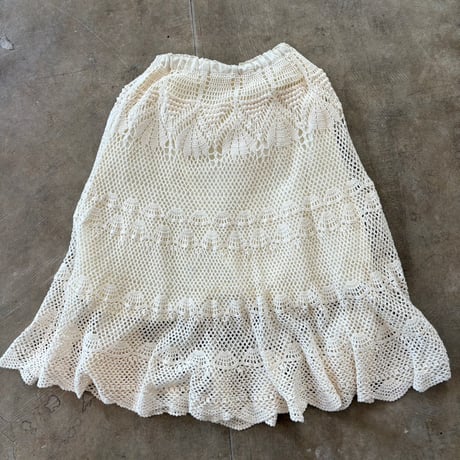 Soft surroundings  コットン 鍵網 デザイン スカート