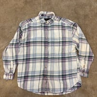 80s Eddie Bauer コットン チェック 長袖 シャツ
