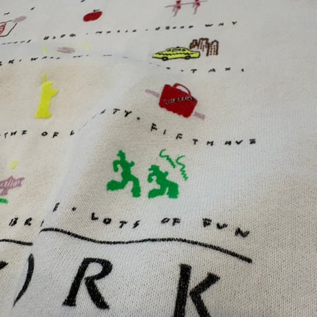 90s Fruit of the Loom NY プリント スウェット