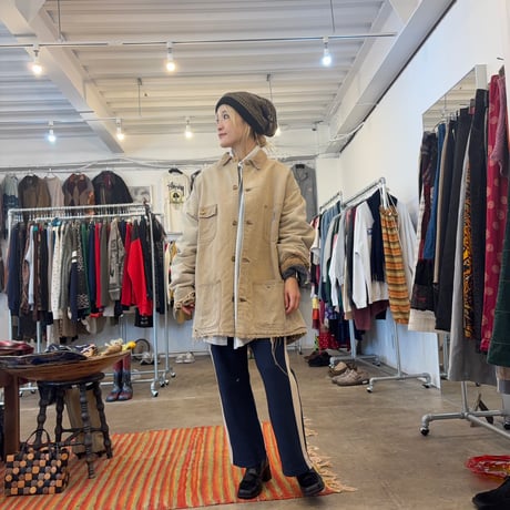 Vintage Charhartt ボロ ダック地 ミシガンチョア コート