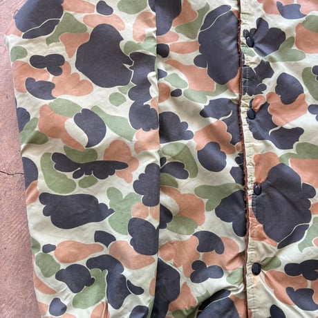 70s vintage Duxbak 裏ボア 迷彩柄 レア コーチ ジャケット