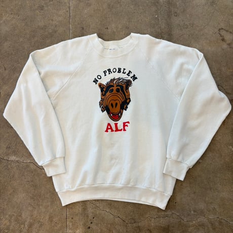 80s- Tee Lays USA製 ALF ラバープリント スウェット