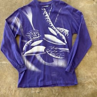 90s USA製 シャチ両面プリント アート ロンTEE
