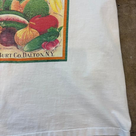 90s トリプルシングル 野菜 アートTEE