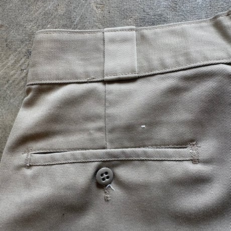 80's Dickies 874 USA製 ベージュ ワークパンツ