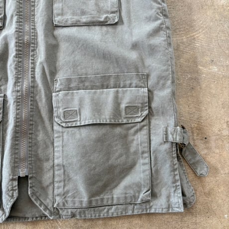 90s L.L BEAN チェック キルティング サファリ ハンティング ベスト