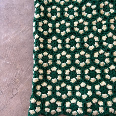 vintage グラニー ニット お花モチーフ タイト ロング スカート