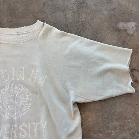 60s- vintage カットオフ フェイド 半袖 スウェット