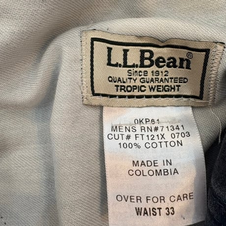 L.L Bean コロンビア製 コットン ショートパンツ