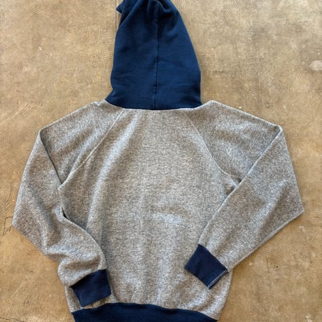 80s adidas vintage ２トーン トレフォイルロゴ パーカー