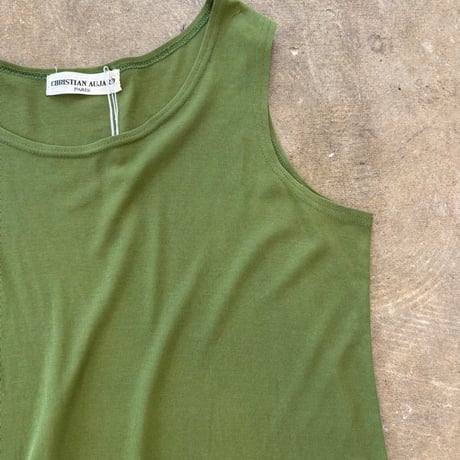 vintage CHRISTIAN AUJARD スリット入り タンクトップ