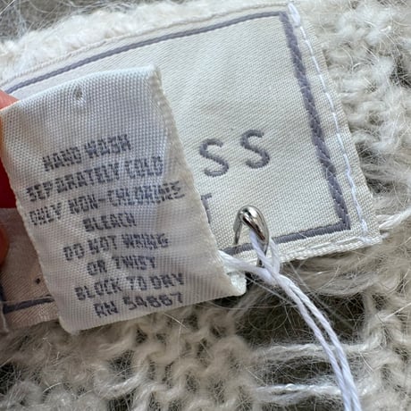 90s EXPRESS TRICOT モヘア シースルー デザイン セーター