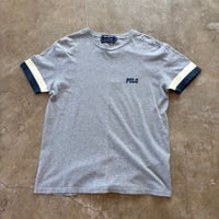 90s POLO SPORT ポロスポ Pバックプリント TEE