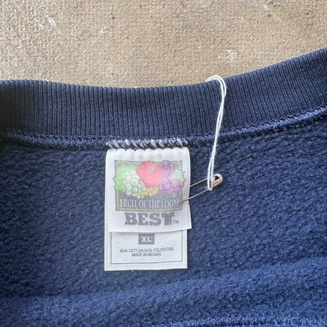 90s fruit of the loom フルーツオブザルーム ニューヨーク刺繍 スウェット