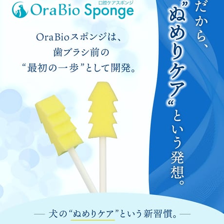 OraBio Sponge（オーラバイオスポンジ）歯石になる前の”ぬめり”取りに