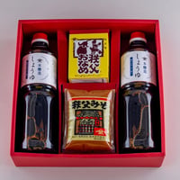 新井武平商店（ヤマブ）特選4点セット（YS-22）｜秩父味噌・おなめ・醤油・ギフト・お中元・お歳暮・昭和5年創業