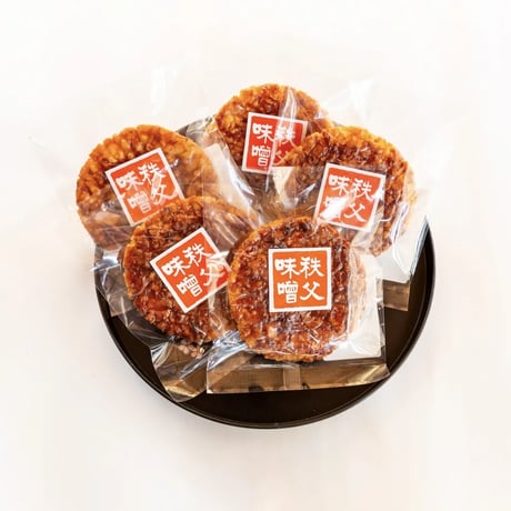 新井武平商店（ヤマブ）秩父味噌の揚みそせんべい（1枚）｜秩父味噌だれ・サクサク・昭和5年創業