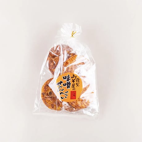 新井武平商店（ヤマブ）手焼きみそせんべい 七味唐からし味（5枚入り）｜合わせみそ・ピリ辛・手焼き・秩父・昭和5年創業