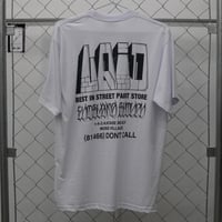 APPAREL｜BLOCK LETTER Artwork by KEONE SS Shirt（WHITE）