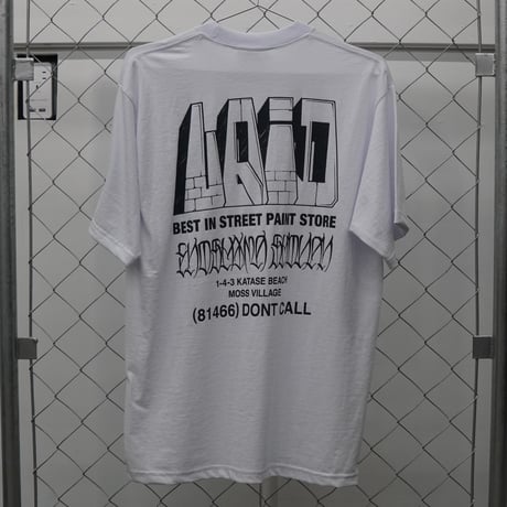 APPAREL｜BLOCK LETTER Artwork by KEONE SS Shirt（WHITE）