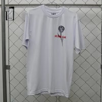 APPAREL｜SLOW JAM Artwork by KEN THE FLATTOP SS Shirt（WHITE）