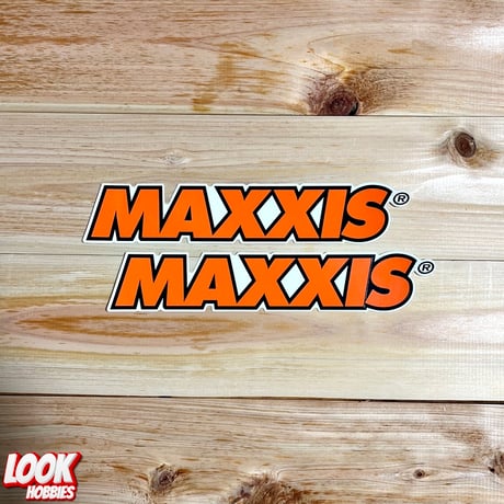 MAXXIS Tires マキシス タイヤ ロゴ デカール ステッカー 2枚セット MAXXIS-00001