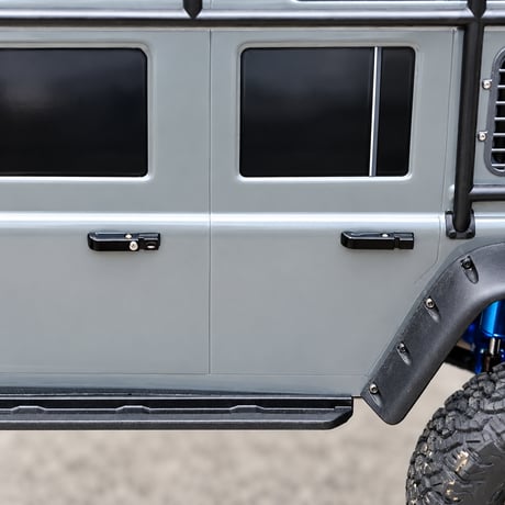 GPMレーシング TRX-4 ディフェンダー用 アルミ製ドアハンドル ブラック 4個セット TRX4ZSP10B