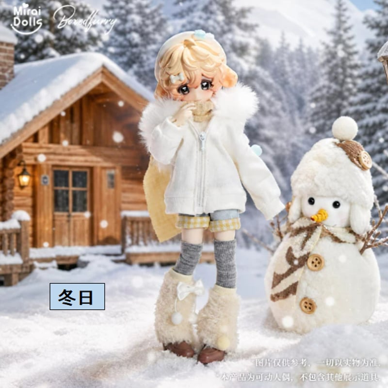 MiraiDolls盒中毛绒ファーリー シークレット レア　ドール　 箱あり MiraiDolls BOXED FURRY 箱入りファーリー1/8スケール ブランドドールシ