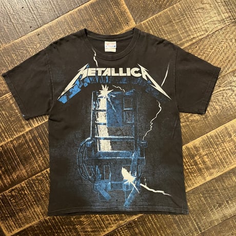 00s METALLICA "Ride the Lightning" バンドTシャツ / AOP