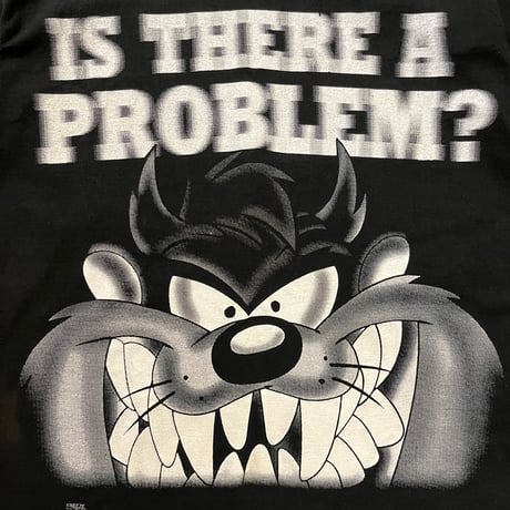90s LOONEY TUNES キャラクタープリントTシャツ TAZ