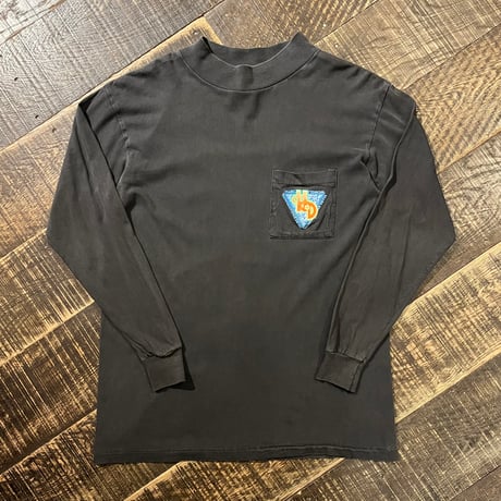 90s Harley-Davidson "mock neck" ロングスリーブTシャツ