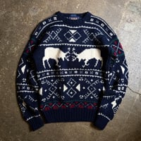 90s CHAPS RALPH LAUREN ハンドニットセーター