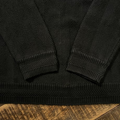CHAPS RALPH LAUREN コットンニットセーター "HAND FRAMED"