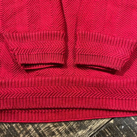 CHAPS RALPH LAUREN コットンニットセーター "HAND FRAMED"