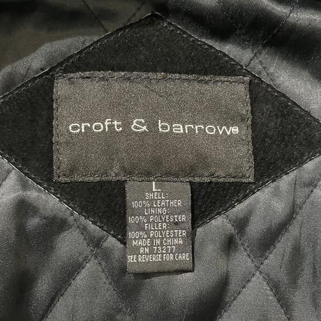 90s~ Croft & Barrow スエードレザーブルゾン