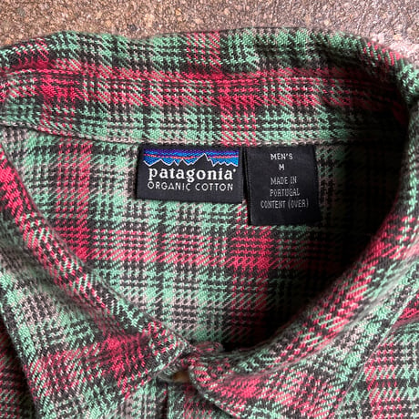 90s Patagonia ORGANIC COTTON ヘビーフランネルシャツ